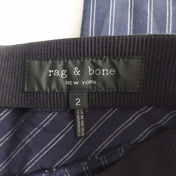 Rag & Bone Simone Pinstripe Pant - Picture 4 of 11